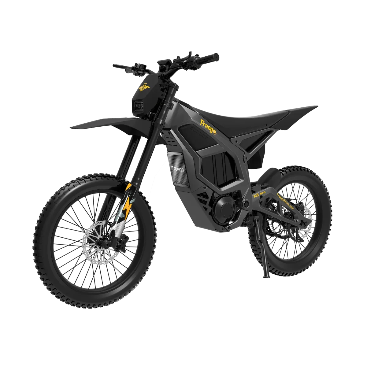 Электропитбайк Freego Nova 5 / Nova 5 Pro Mid-Drive Off-Road Electric Dirt Bike (Фриго Нова 5 / Нова 5 Про Мид-Дриве Офф-Роуд Электрик Дёрт Байк), фото модели