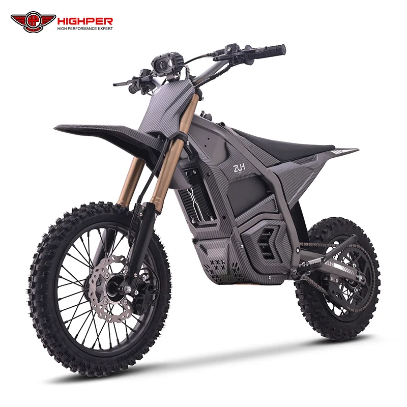 Электропитбайк Highper HP130E Electric off Road Dirt Bike 48V 60V for Teens with 14/12" Wheels (Хайпер Эйч-Пи130Е Электрик Офф Роуд Дёрт Байк 48В 60В фор Тинс Уиз 14/12" Уилс), фото модели