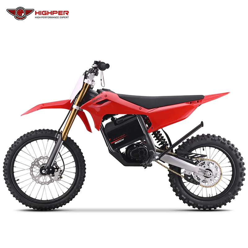 Электропитбайк Highper HP131E Electric 8000W Off-Road Bike 72V Battery 19/16" Wheels (Хайпер Эйч-Пи131Е Электрик 8000В Офф-Роуд Байк 72В Бэттери 19/16" Уилс), фото модели