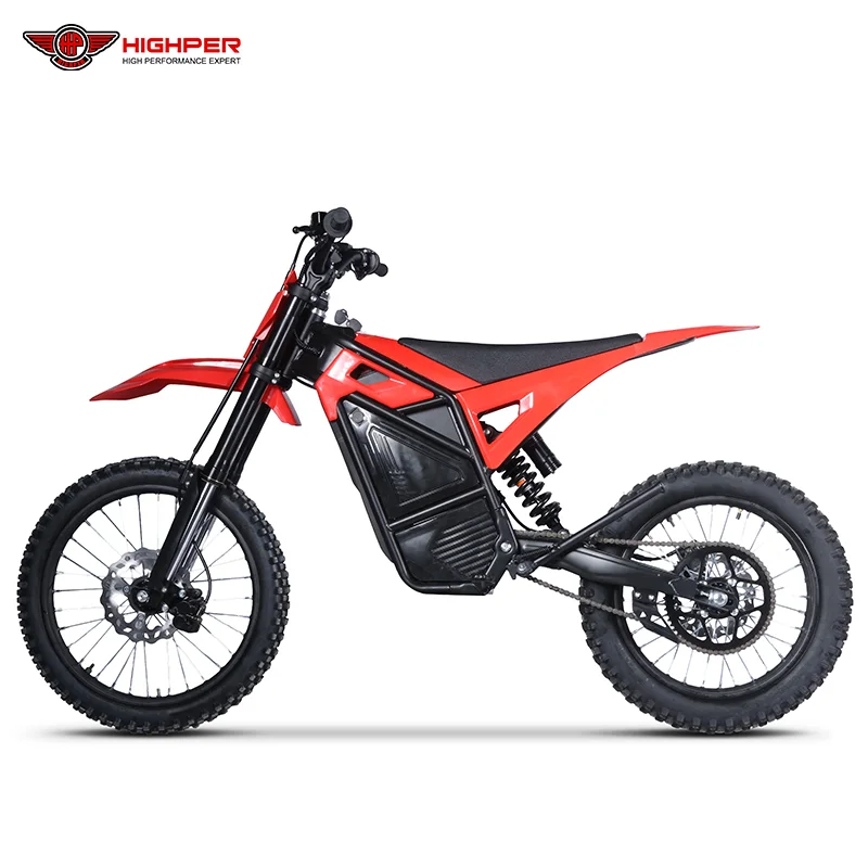 Электропитбайк Highper HP137E Electric Power 60V 72V Battery Off-Road Bike 17/14" 19/17" Wheels (Хайпер Эйч-Пи137Е Электрик Пауэр 60В 72В Бэттери Офф-Роуд Байк 17/14" 19/17" Уилс), фото модели