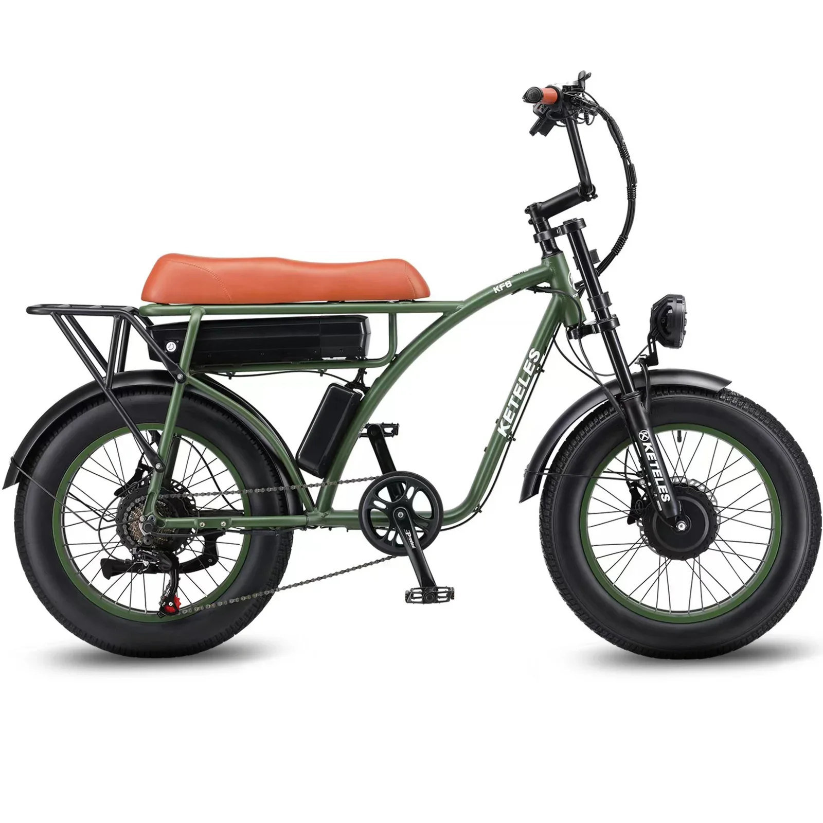 Электропитбайк KETELES KF8 48V23Ah 1000W/2000W Electric Motorcycle (Кетелес Кей-Эф8 48В23Ах 1000В/2000В Электрик Моторсскле), фото модели