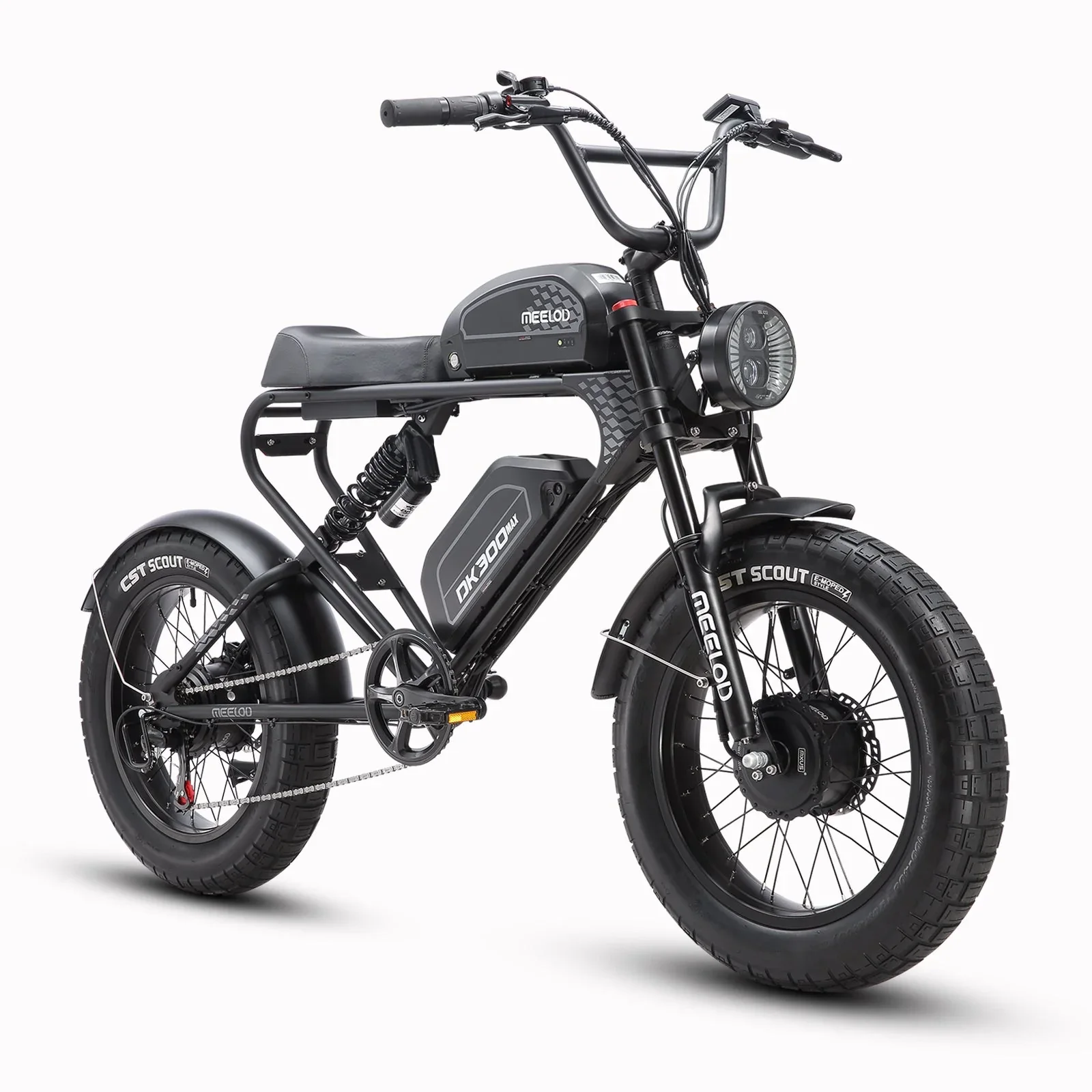 Электропитбайк MEELOD DK300 MAX Dual Motor Electric Bike (Милод Ди-Кей300 Макс Дуал Мотор Электрик Байк), фото модели