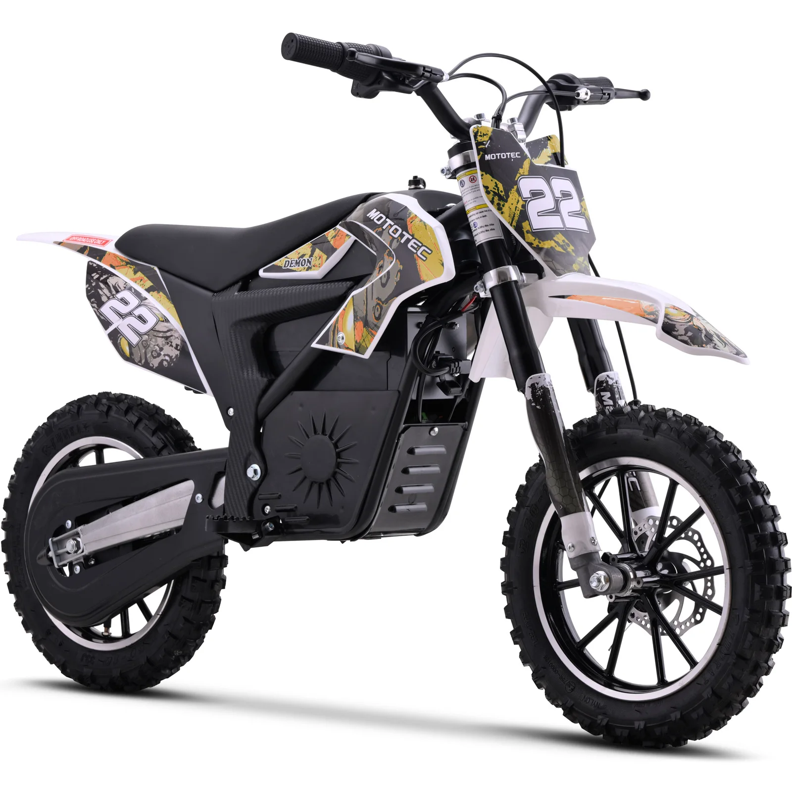 Детский MotoTec 36v 790w Demon Electric Dirt Bike Lithium (Мототек 36в 790в Демон Электрик Дёрт Байк Литиум), фото модели