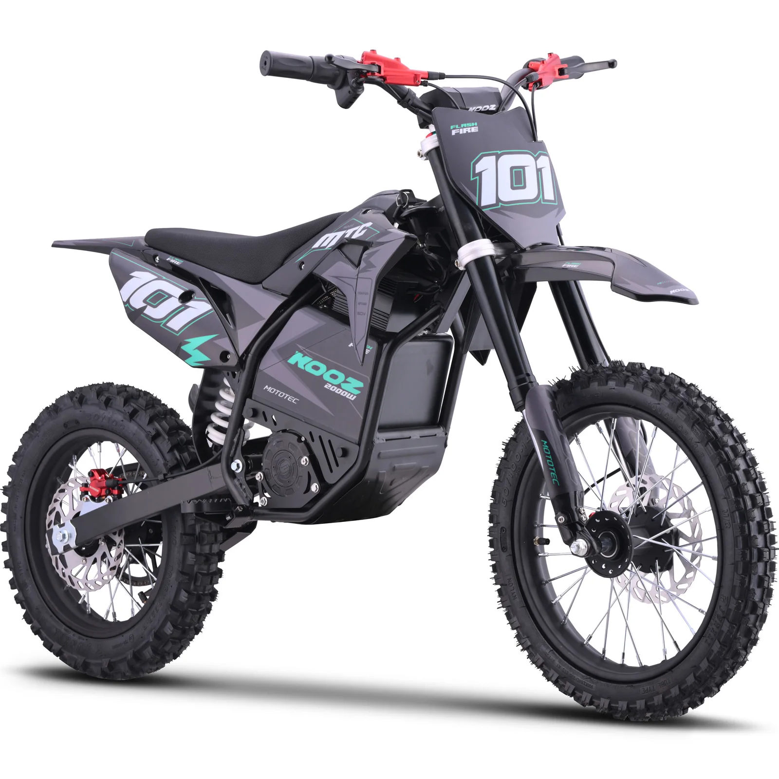 Детский MotoTec 60v 2000w Pro Electric Dirt Bike Lithium (HP115E) (Мототек 60в 2000в Про Электрик Дёрт Байк Литиум (Эйч-Пи115Е)), фото модели