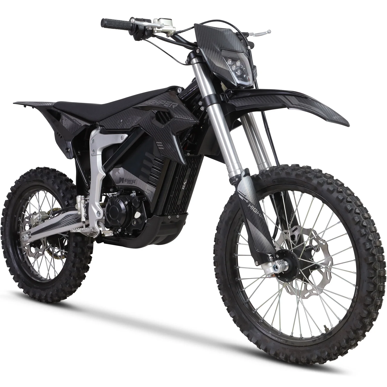 Электропитбайк MotoTec Venom 72v 12000w Electric Dirt Bike (Мототек Веном 72в 12000в Электрик Дёрт Байк), фото модели