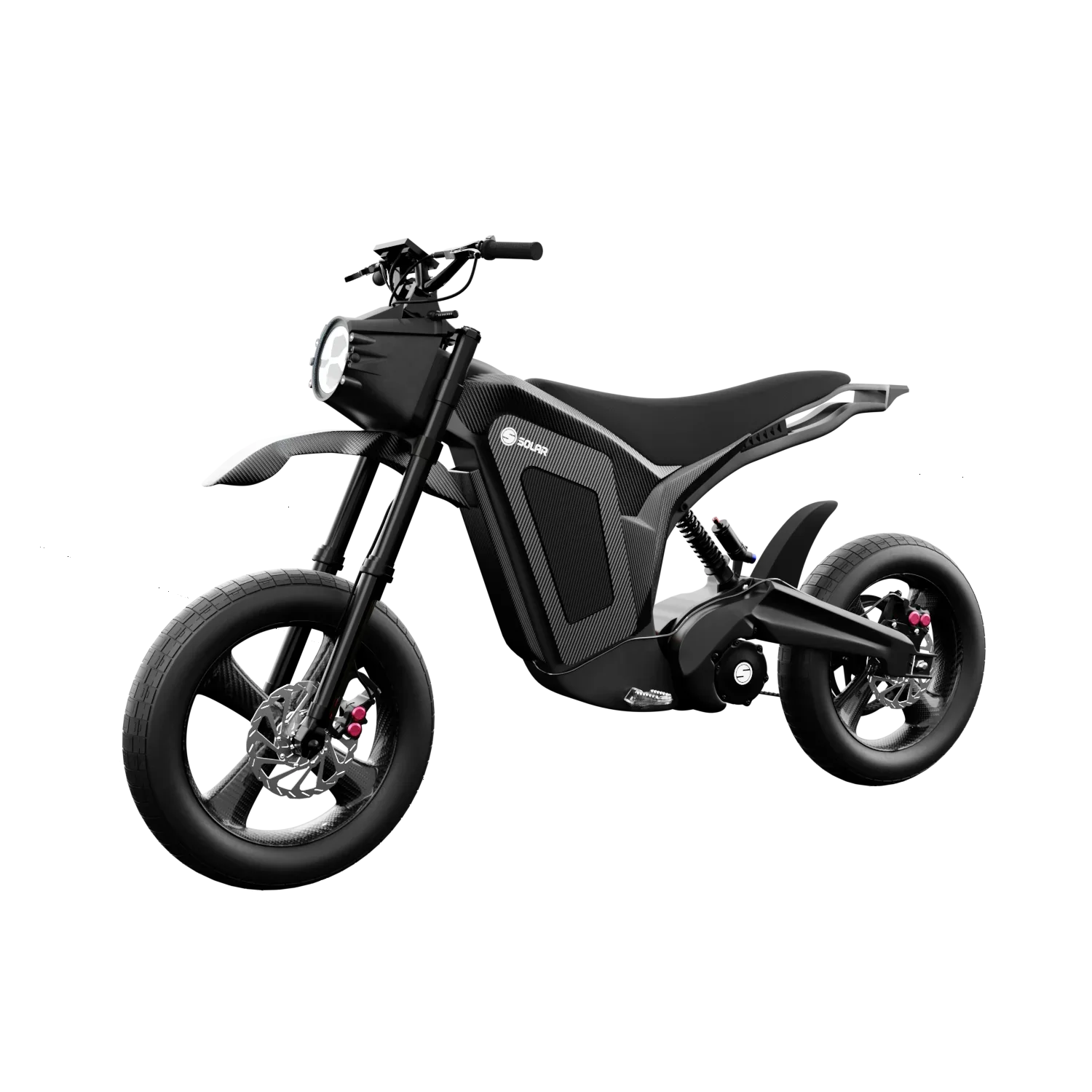 Электропитбайк Solar Scooters E-Clipse Stealth Edition - Belt Drive (Солар Скутерс Е-Клипсе Стилт Эдишн - Белт Дриве), фото модели